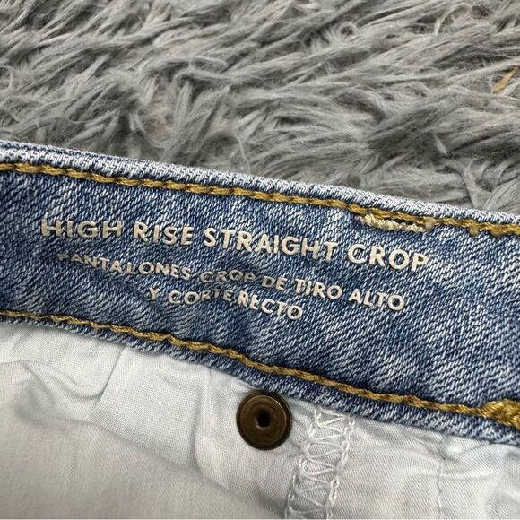 Universal ThreadsHigh Rise Straight Crop Jeans Size 6/28 - Picture 5 of 9